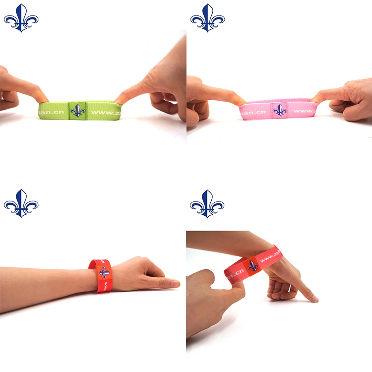 Customized Logo Jacquard Polyester Stretch Belt Elastic Wristband