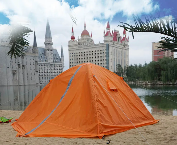 3-4 person outdoor double layer Folding Breeze Easy Setup inflatable dome tent.jpg
