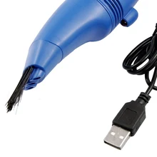 10 Pcs Wholesale Computer PC Laptop Plastic USB Powered Mini Vacuum Cleaner Blue