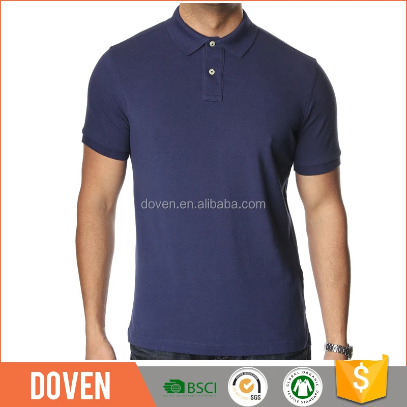 High quality oem 100 cotton blank polo shirt for golf uniform