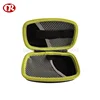 EVA zip case with polyester surface durable quality small plastic case