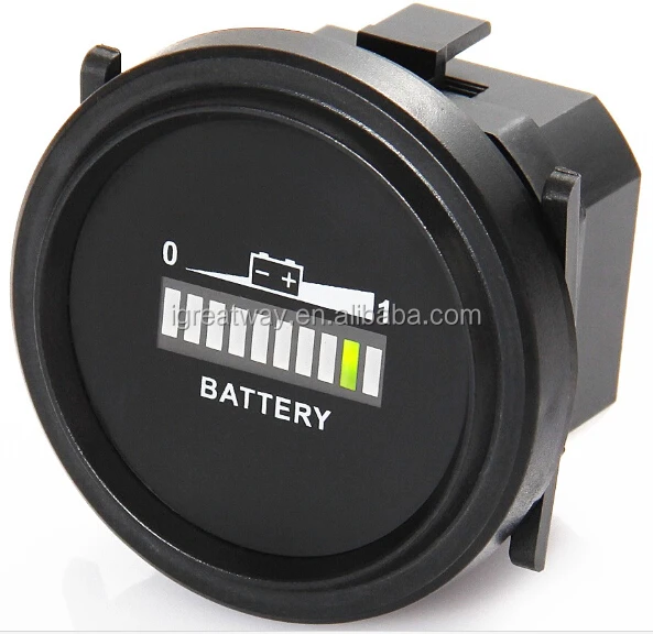 Golf Cart Universal Battery Indicator 12/24v,36v,48v And 72v