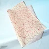 ZPT12-30 Full color printing custom size women purse luxury bag packaging rose gold foil pattern printing tissue paper wrapping