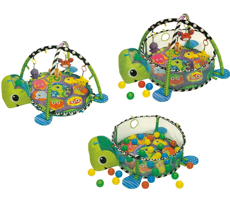 3 In 1baby Play Mat Soft Plush Turtle Play Mat For Children Buy