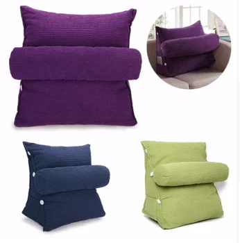 Corn Cashmere Lumbar Back Support Triangular Pillow For Bed View