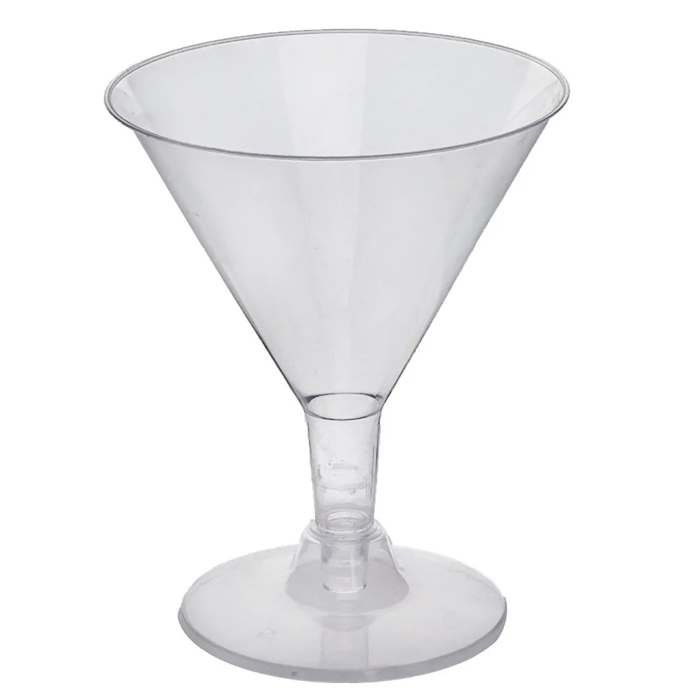 Disposable Plastic Martini Cocktail Glass,5oz Dessert Cups Buy