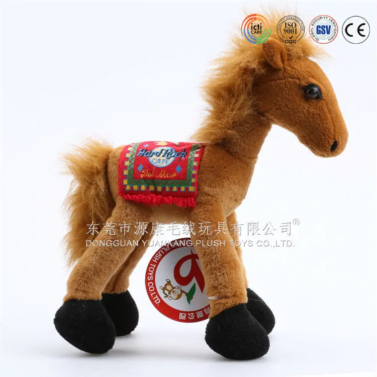 white horse plush toy