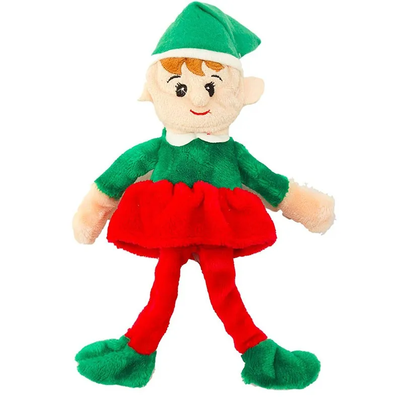 Xmas Decoration Cartoon Cute Soft Christmas Elf Plush Elf Boy Doll ...