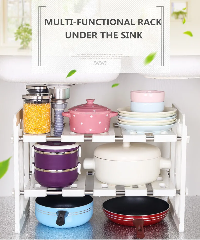 HAIXIN Multi-functional Plastic folding Storage plate dish shelf kitchen Organizer detachable gear