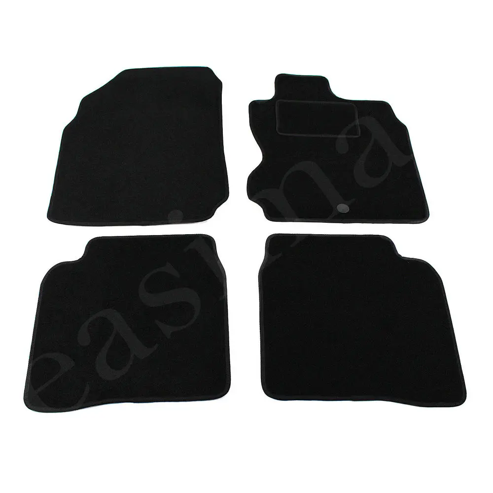 Car Mat For Nissan Note Deluxe Tailored Carpet 2007 Onwards Black 4pcs
