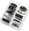 Acrylic Medium Eyeshadow Palette Makeup Organizer To Stand & Lay Flat 8 Space Organization Container Storage - Fits Standard