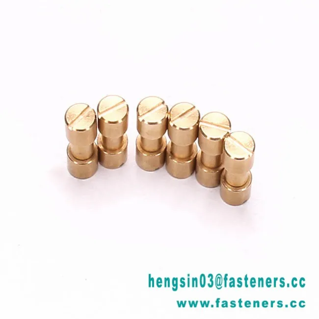 Corby Fastener Stainless Steel Lock Rivet For Knife Handle,Brass Acorn