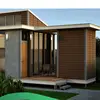 Low Cost Light Steel Construction Garden Prefabricated Houses With Beautiful Frame