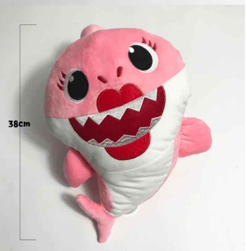 2019 Shark Singing Plush Doll Toy Stuffed Custom Cartoon My Singing ...