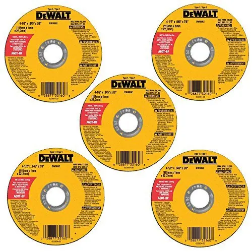 7//8-Inch Arbor 20-Pack KSEIBI 645104 4-1//2-Inch by 1//8-Inch Metal Cutting and Grinding Disc Depressed Center Cut Off Grind Wheel