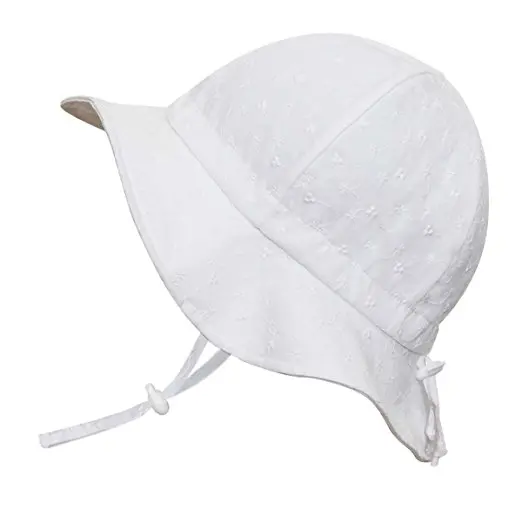 Custom Plain Golf White Waxed Canvas Kids Plain Caps Bucket Hat With