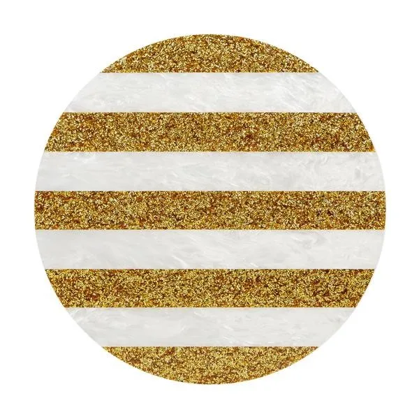 Exquisite Striped Round Acrylic Placemats Buy Round Acrylic Placemats
