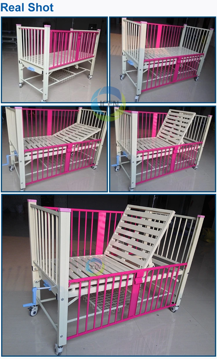 In622 Medical Child Bed Manual Single Crank Home Dimensions Pediatric