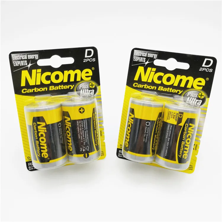 Hot Sale R20p Dry Cell Battery 1.5v Um1 Batteries Zinc For Flashlight