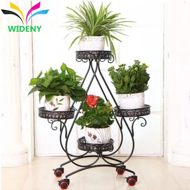 Fashion Design Customized Wire Metal Multiholders Garden Flowerpot