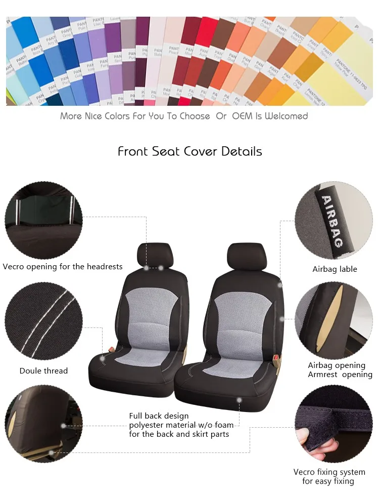 Dubai Wellfit Stretchy Car Seat Cover Black And White Buy Car Seat