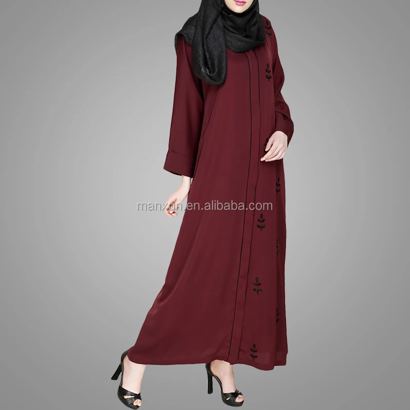 maroon abaya designs