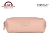 Wholesale Teenage Faux Leather Rectangular Shape Light Pink Advertising Pencil Case