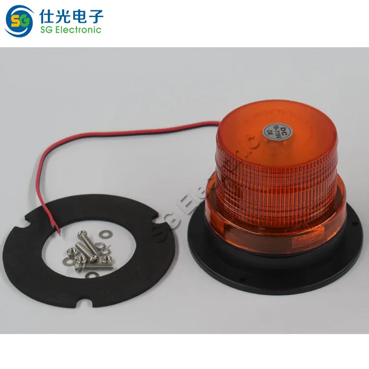 amber led strobe light DC 10v 12v 24v 48v 60v 72v 80v 110v warning light for forklift