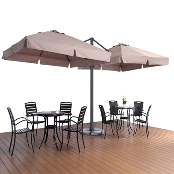 3x3m Waterproof Double Sided Coffee Shop Mini Patio Umbrella Buy Coffee Shop Mini Patio Umbrella Double Sided Umbrella Mini Patio Umbrella Product On Alibaba Com