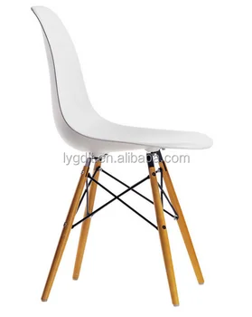 Midcentury Style Molded Plastic Side Wood Leg Base White Shell Chair Midcentury Style Molded Plastic Side Wood Leg Base White Shell Chair With Bulk Price