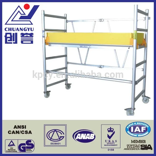 lightweight one person portable scaffold