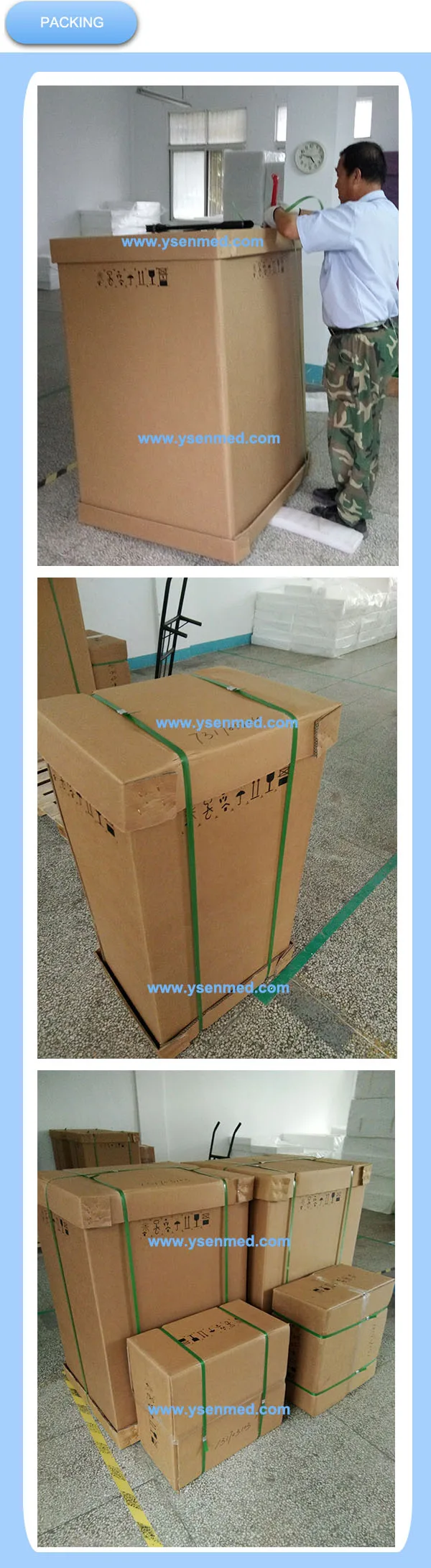 03 Packing of YSAV850 YSAV820 YSAV01A1 YSAV01A2 YSAV01B1 YSAV01B2 YSAV90B YSAV90A YSAV70B YSAV70A YSAV50A medical anesthesia machine