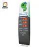 outdoor high stand advertising material gas station sign led display