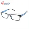 Wholesale square reading glasses with double led light