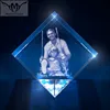 Hand Cut Crystal 3D Photo Diamond Cube For Personalized Father's Day Gift
