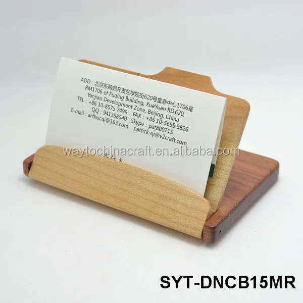 High End Wood Folding Business Card Holder Buy Folding Business Card