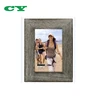 4x6 Rustic Fashion Wide Linear Graywash Wooden Picture Frame