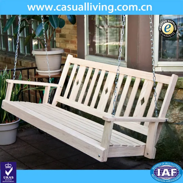 Billig outdoor schaukeln für erwachsene doppel holz schaukeln stuhl