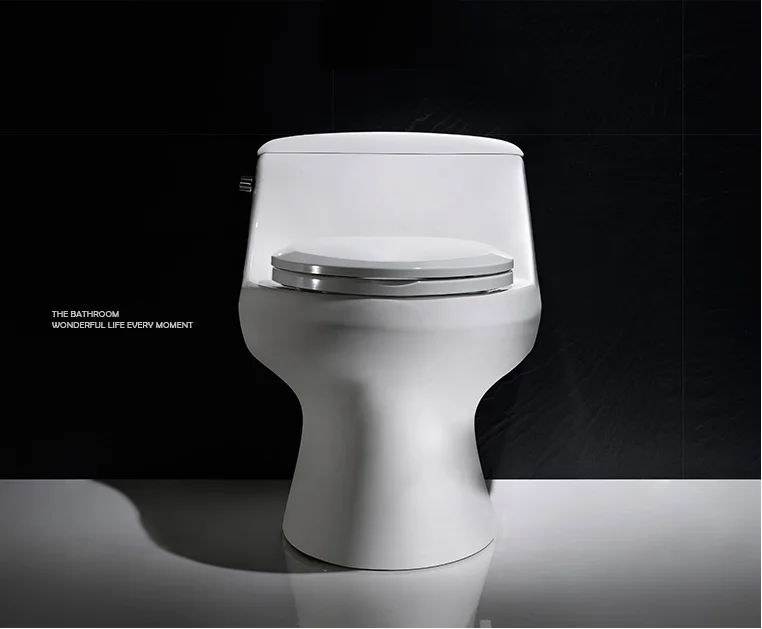 Bathroom Ceramic super swirling One piece toilet  Siphonic Closet Toilet  AB116