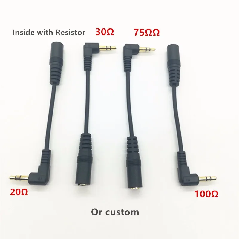 High Sensitivity Low Impedance Headphones Adudio Adapter With 3.5mm