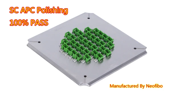 High Quality 3D Pass 32 Ports SC Connector Polishing SC Patch Cord Optical Polisher Jig Polishing Fixture Fiber Optic Jig
