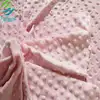 Crystal soft bubble design mink dot fabric wholesale in united state