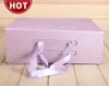 purple christmas gift package foldable hidden magnet box