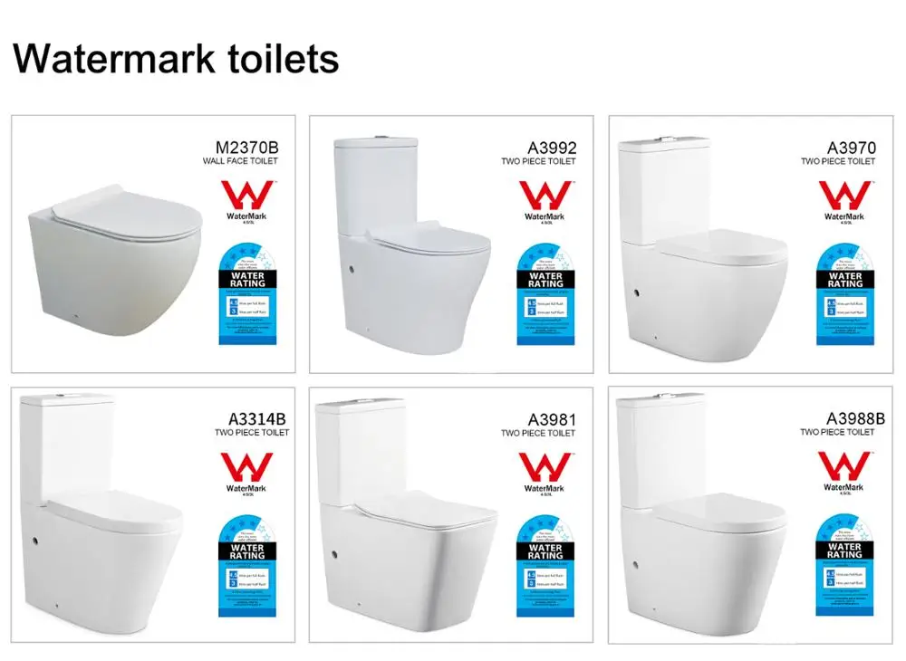 Chaozhou ceramic factory watermark toilet for bathroom equipment A3970B