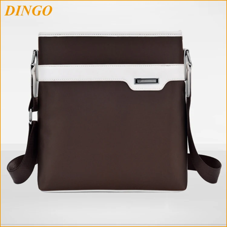 Fashion Travel Small Shoulder Canvas Bag Leather Zipper Cotton Material Man Office Hand Sling Business Product On
