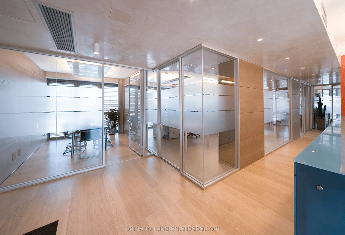 Office Partition Wall Separation Glass Panels Prices - Buy Wall ...