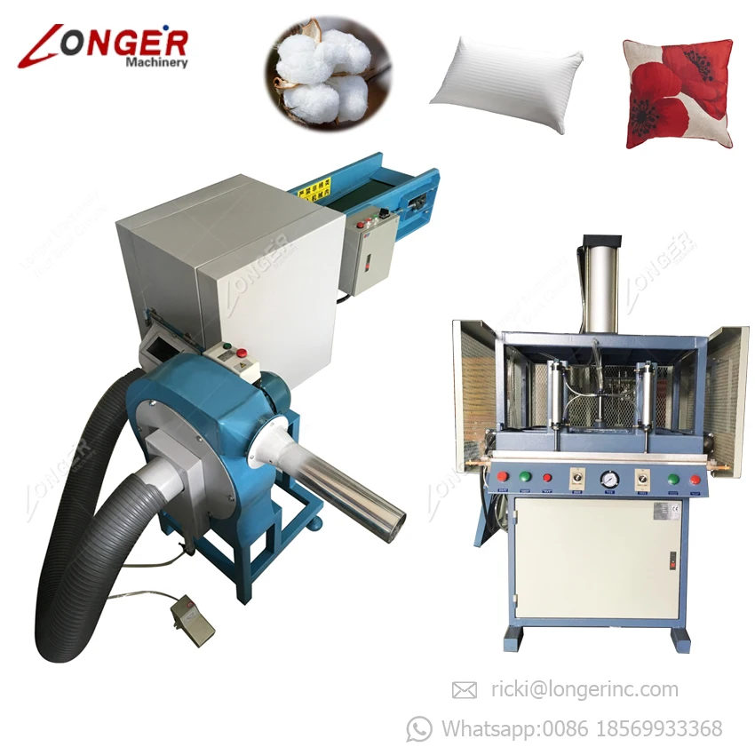 Automatic Cotton Filling Stuffing Making Machine Compressing & Sealing