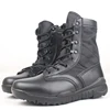lightweight PU injection easy cleaning military type tactical boots for police