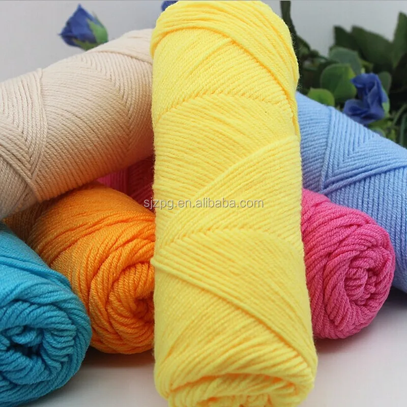 Korea Cotton Yarn For Handknitting Crocheting Sweater Dress Hats Shoes