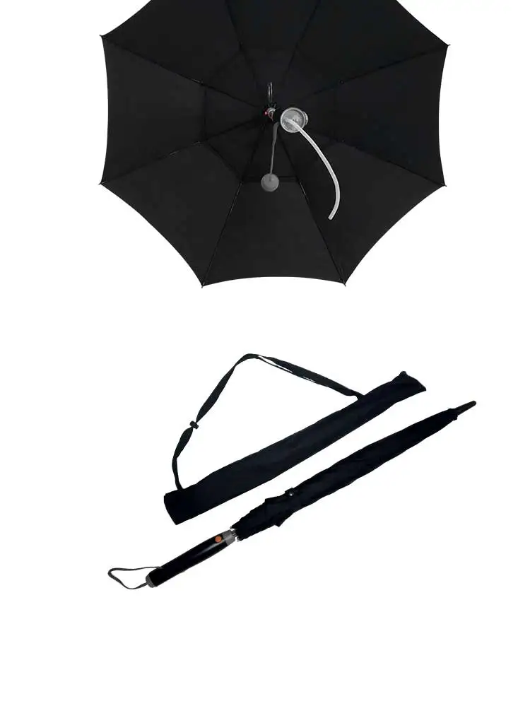 зонт с вентилятором. охлаждающий зонтик. летний зонт. зонт с вентилятором. зонт с вентилятором.